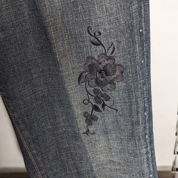 Polo Ralph Lauren L butterfly low rise modern boot cut jeans sz 4 - Picture 8 of 9